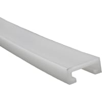 POBCO, Inc. Guide Rail Cover Profile, White UHMW, 5 ft Length, To Fit 1/4in x 1in Bar