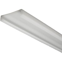 POBCO, Inc. Guide Rail Cover Profile, White UHMW, 5 ft Length, To Fit 1/4in x 2in Bar