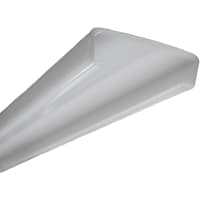 POBCO, Inc. Guide Rail Cover Profile, White UHMW, 5 ft Length, To Fit 1/2in x 2in Bar