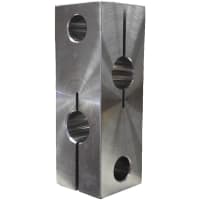 POBCO, Inc. Stainless Steel Cross Block, 304SS, 1/2in x 1/2in