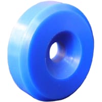 POBCO, Inc. Overhead Conveyor Wheel, Blue UHMW Machined .75in Width, 2.38in Dia., .510in Bore