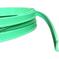 POBCO, Inc. Angle inZin Profile, Green UHMW, 50 meter/164 ft Coil