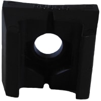 POBCO, Inc. Plastic Compression Clip, Black Plastic, .95in Wide, use with Guide Rails