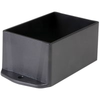 Polycase Enclosure, Potting Box, ABS Plastic, Textured, Black, 3.05 x 2.05 x 1.58 in