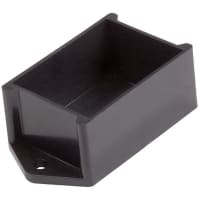 Polycase Enclosure, Potting Box, ABS Plastic, Black, 2.00 x 1.50 x 1.00 in