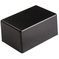 Polycase Enclosure, Potting Box, Desktop, ABS, UL94V0, Black, 3x2x1.5 In, TX Series