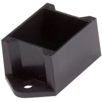 Polycase Enclosure, Potting Box, ABS Plastic, Black, 1.00 x 1.00 x 0.75 in