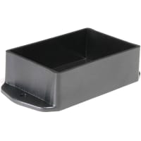 Polycase Enclosure, Potting Box, ABS Plastic, Textured, Black, 3.05 x 2.05 x 1.08 in