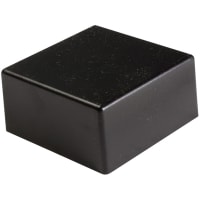 Polycase Enclosure, Potting Box, Desktop, ABS, UL94V0, Black, 3x3x1.5 In, TX Series