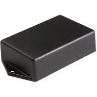 Polycase Enclosure, Potting Box, Panel Mount, ABS, UL94V0, Black, 3x2x0.9 In, TX Series