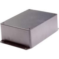 Polycase Enclosure, Flanged, Panel Mount, ABS, UL94-5VA, Gray, 6.13X4.62X2.25 In, DC Series