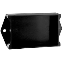 Polycase Enclosure, Potting Box, ABS Plastic, Black, 3.00 x 2.00 x 0.88 in