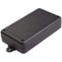 Polycase Enclosure, Flanged, Panel Mount, ABS, UL945VA, Black, 5.63x3.25x1.38 In, SL Series