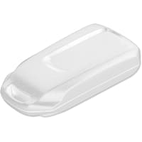 Polycase Enclosure, Key Fob, Flame Retardant ABS Plastic, 2.75 X 1.37 X.0.69 in, White