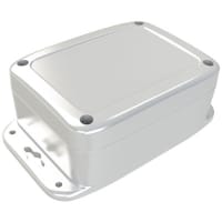 Polycase Enclosure; Flanged; Polycarb; Gray; NEMA 4X; 5.50x4.13x2.44 in; ML Series