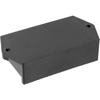 Polycase Enclosure, Potting Box, ABS Plastic, Black, 3.05 x 2.05 x 1.08 in