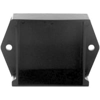 Polycase Enclosure, Potting Box, ABS Plastic, Black, 2.00 x 2.00 x 0.88 in