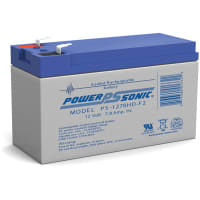 Power Sonic 12V 7.8AH Heavy Duty F2 Terminals