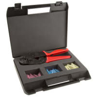 Pressmaster Heat Seal Crimp Kit, 61 Pieces, Includes Crimp Tool, 60 Colored Crimp Terminals