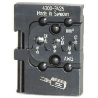 Pressmaster MCT Series, Crimp Tool Die For Timer Without Wire Seal Types