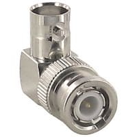 Amphenol RF Adapter RF Coaxial BNC In-Series Right Angle Jack-Plug 50 Ohm