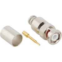 Amphenol RF Connector rf coaxial bnc str crimp plug captive cont for b9913 LMR400cable 50ohm