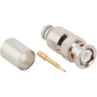 Amphenol RF Connector rf coaxial bnc str crimp plug captive cont for rg8 213 393cable 50ohm