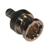 Amphenol RF Connector rf coaxial bnc str crimp plug captive cont for rg59 62 20awg cc 75 ohm