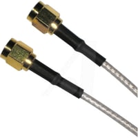 Amphenol RF Cable Assembly, Straight Plug To Straight Plug, Rg-316/U, 12 in, SMA Series