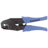 Amphenol RF Crimp Tool, Manual/Ratcheted, 0.1/0.429/0.213 Hex, for Type N 3-Pc Connectors