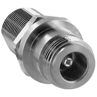 Amphenol RF Adapter In-Series Nickel Plated Brass 707 V (RMS) (Max.) 50 Ohms