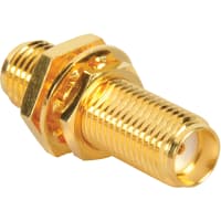 Amphenol RF Connector rf coaxial sma in-series adapter jack to jack bulkhead feedthru 50 ohm