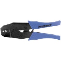 Amphenol RF Crimp Tool, Manual/Ratcheted, 0.068/0.213/0.255 Hex, for BNC/TNC 3-Pc Connectors