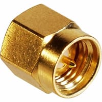 Amphenol RF Coaxial/RF Cap-NoChain SMA Terminator Male Brass forJacks/Recep Straight 50Ohms