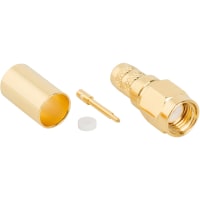 Amphenol RF connector rf coaxial sma str crimp plug for rg8x LMR240 cable 50 ohm, SMA Series