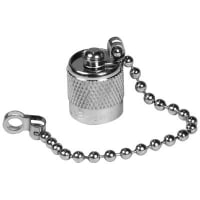 Amphenol RF Coaxial/RF Cap-w/Chain TNC Protective Male Brass forTNCJacksandRecep Straight