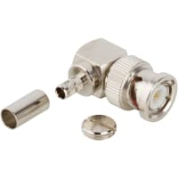 Amphenol RF Connector rf coaxial bnc rt angle crimp/solder plug for rg142 223 cable 50 ohm