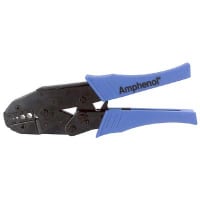 Amphenol RF Crimp Tool, Manual/Ratcheted, .052/.068/.1/.213/.255, BNC/TNC/Mini-UHF/Type N 3-Pc