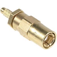 Amphenol RF Connector rf coaxial smb str plug crimp/solder rg174 179 187 188 316 50 ohm gold