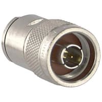 Amphenol RF N Plug Plug Brass Silver or Gold TFE N 1.5 in. 50 Ohms -65 to +165 °