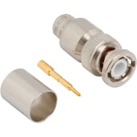 Amphenol RF Connector rf coaxial bnc str crimp plug captive cont for rg214 225cable 50 ohm