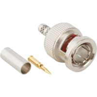 Amphenol RF Connector rf coaxial bnc str crimp plug captive contact 75 ohm rg180 195 b8218