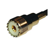 Amphenol RF Connector RF UHF Jack Female Socket Free Hanging (In-Line) UHF Series