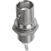 Amphenol RF Connector BNC 50 Ohms Straight&frasl Bulkhead Receptacle Nickel Finish