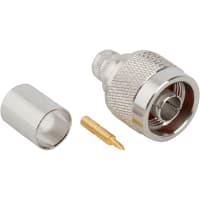 Amphenol RF Connector rf coaxial n str crimp plug captive cont for rg214 cable 50 ohm