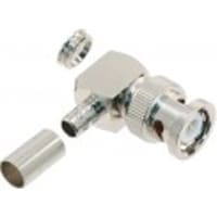 Amphenol RF Connector rf coaxial bnc right-angle plug crimp/solder for rg8x lmr240 50 ohm