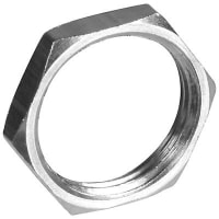 Amphenol RF Hex Nut, Nickel (Plating), 0.109 in., 0.560 in.