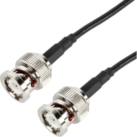 Amphenol RF Cable Assemblies, BNC Straight Plug to BNC Straight Plug, RG-174, BNC Series