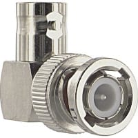 Amphenol RF Adapter RF Coaxial BNC In-Series Right Angle Jack-Plug 50 Ohm