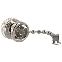 Amphenol RF Coaxial/RF Cap-w/Chain BNC Shorting Male Nickel forBNCFemale Straight 75Ohms